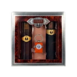 Cuba Original Cuba Gold zestaw woda toaletowa spray 100ml + woda po goleniu spray 100ml + breloczek
