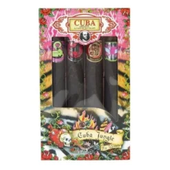 Cuba Original Cuba Jungle zestaw Snake woda perfumowana + Tiger woda perfumowana + Zebra woda perfumowana + Heartbreaker woda perfumowana 4x35ml
