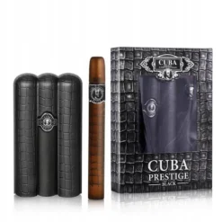 Cuba Original Cuba Prestige Black zestaw woda toaletowa spray 90ml + woda toaletowa spray 35ml