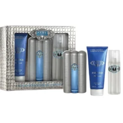Cuba Original Cuba Prestige Platinum zestaw woda toaletowa spray 90ml + żel pod prysznic 200ml + woda po goleniu 100ml