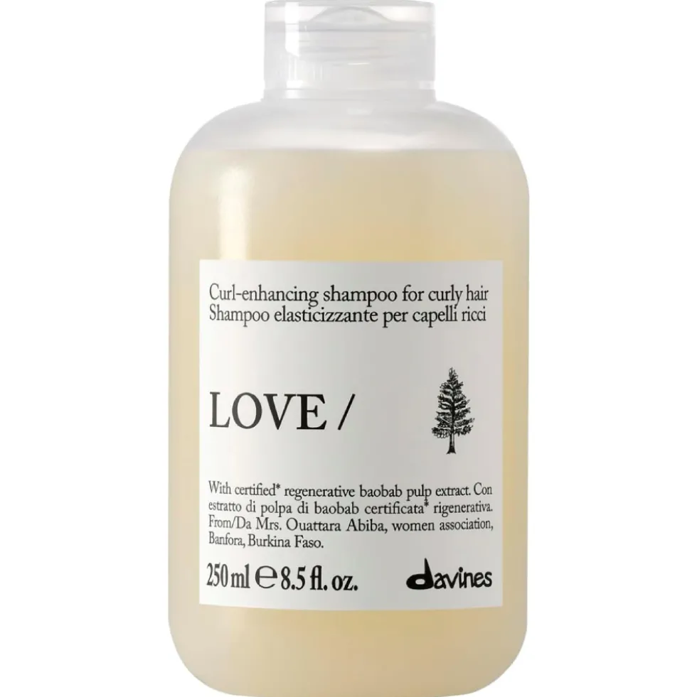 Davines Essential Haircare Love Curl Shampoo szampon wzmacniający skręt do włosów kręconych 250ml