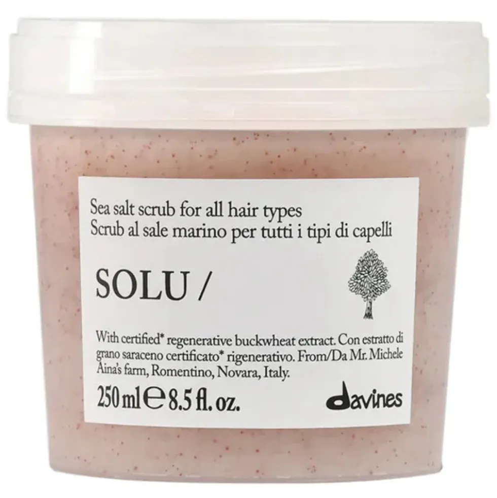 Davines Essential Haircare SOLU Sea Salt Scrub głęboko oczyszczający peeling solny 250ml