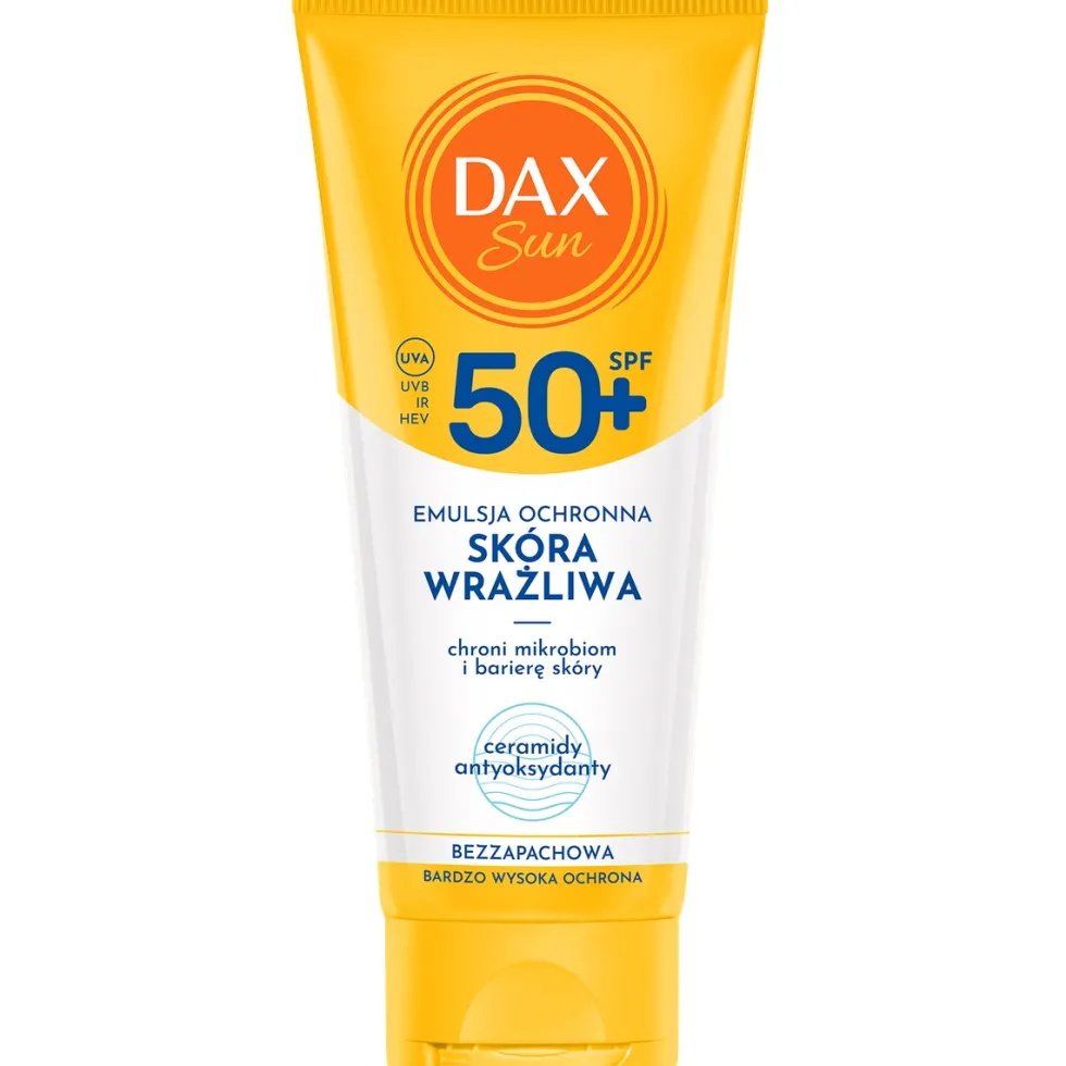 Dax Sun Emulsja ochronna dla skóry wrażliwej SPF50+ 100ml
