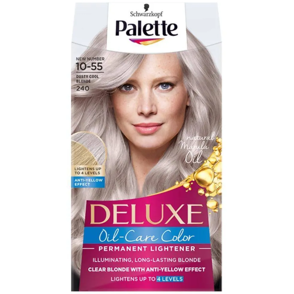Deluxe Oil-Care Color farba do włosów trwale koloryzująca z mikroolejkami 240 Chłodny Blond