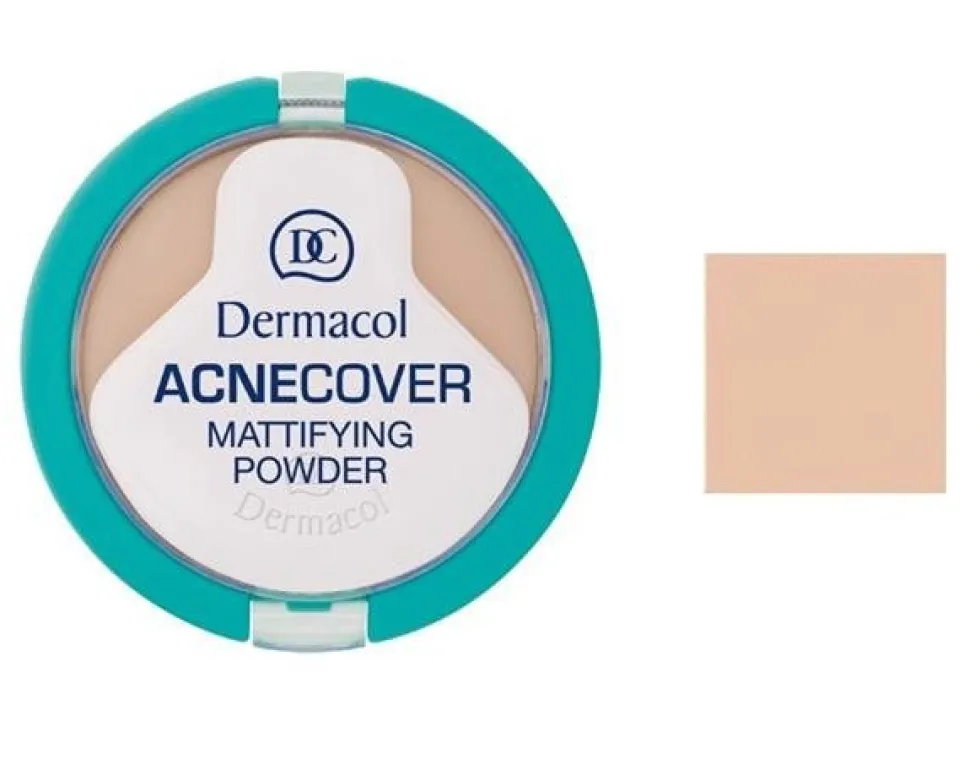 Dermacol Acnecover Mattifying Powder puder matujący w kompakcie 02 Shell 11g