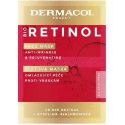 Dermacol Bio Retinol Face Mask przeciwzmarszczkowa maska do twarzy 16ml