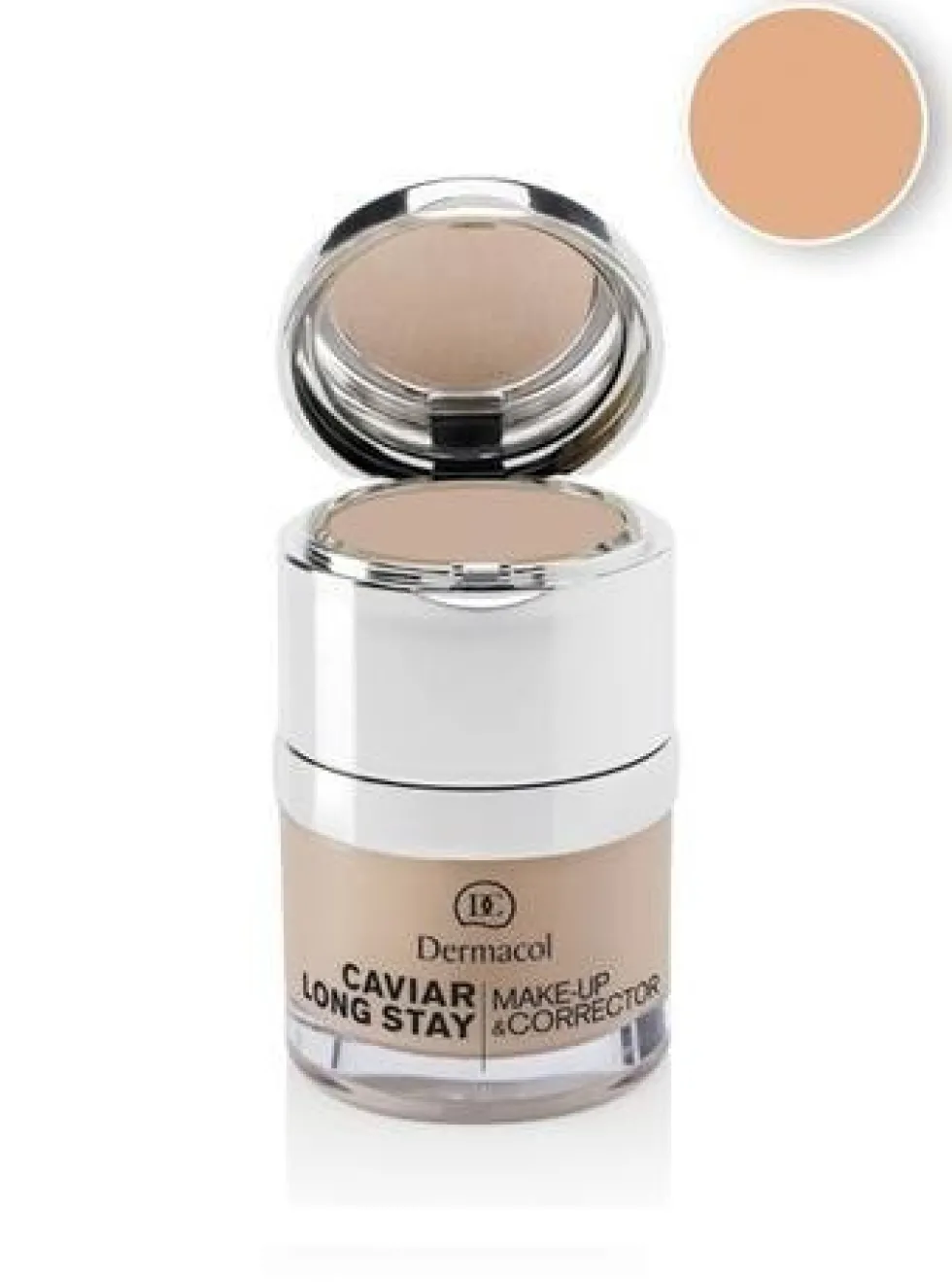 Dermacol Caviar Long Stay Make-Up & Corrector podkład do twarzy z korektorem 02 Fair 30ml