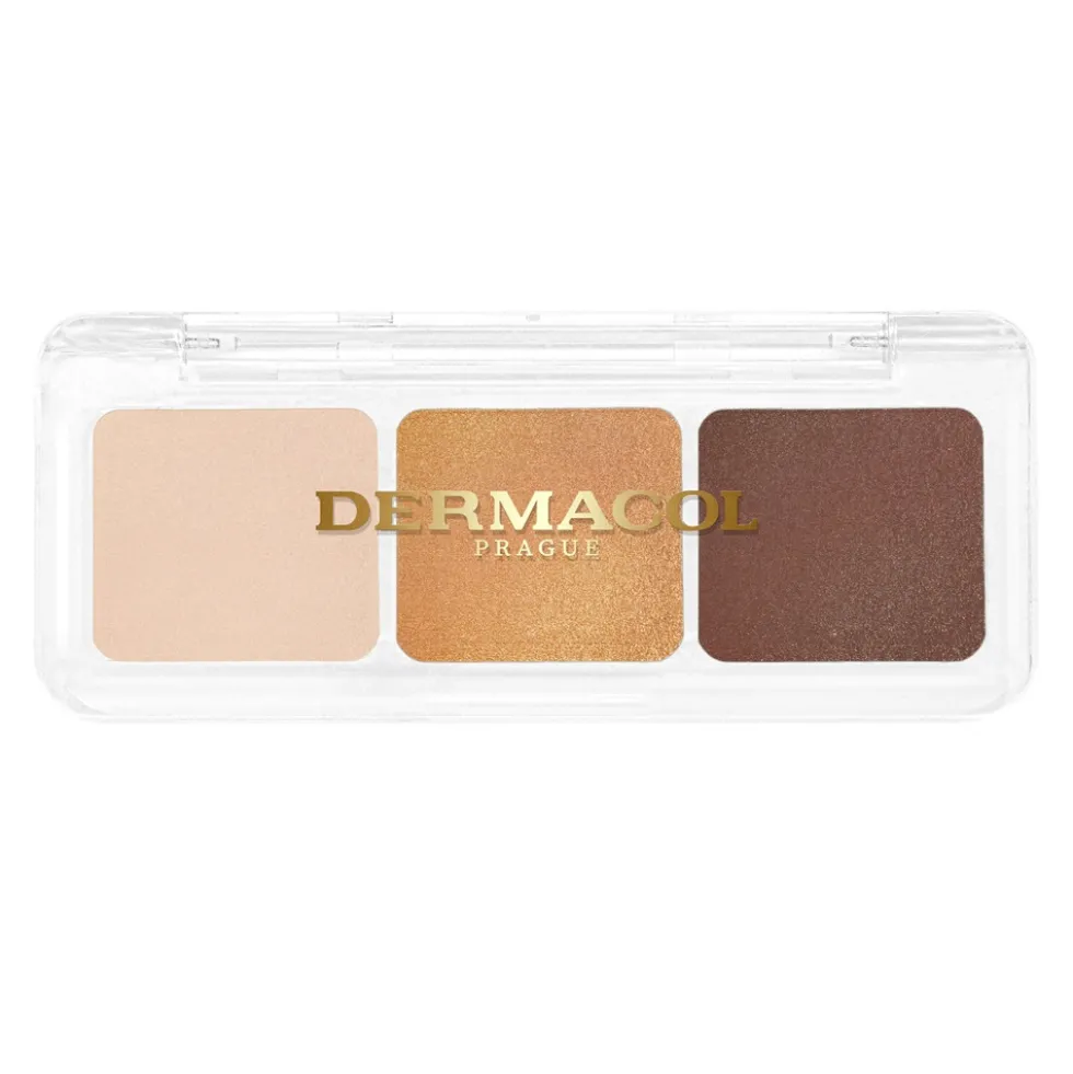 Dermacol Eyeshadow Palette paleta cieni do powiek 3 Golden Sands 4.2g
