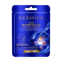 Dermika Skin Reconstructor mocno skoncentrowany multi-kolagenowy rekonstruktor błyskawicznie liftingujący maska w płacie 1szt