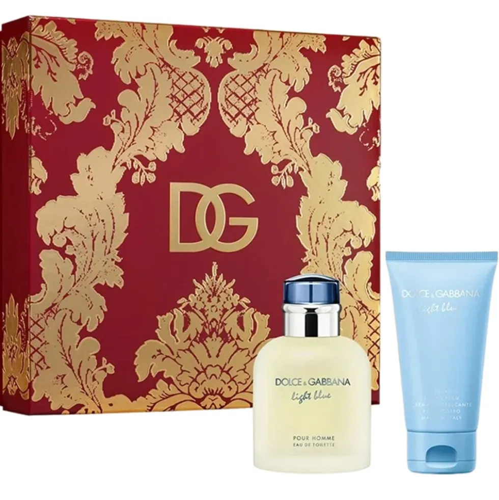 Dolce & Gabbana Light Blue Pour Homme zestaw woda toaletowa spray 75ml + balsam do ciała 50ml