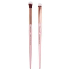Donegal Mineral Pink pędzel do aplikacji i blendowania cieni 2szt