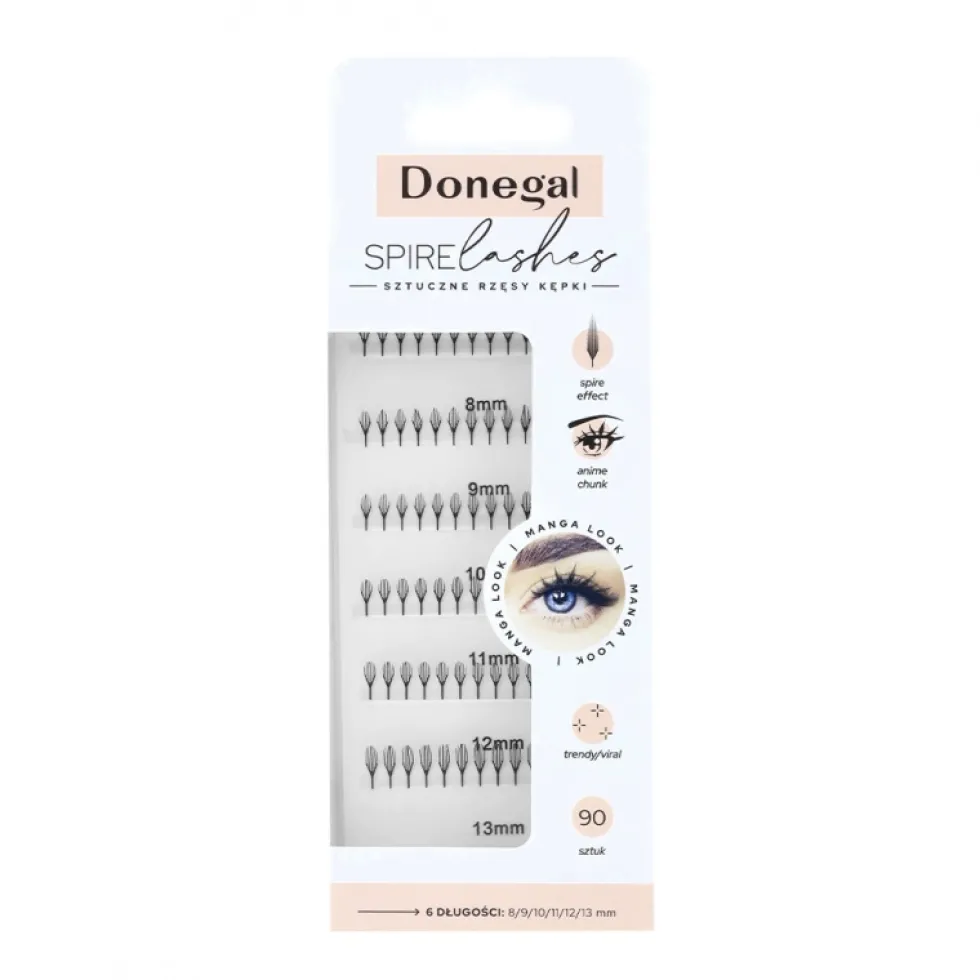 Donegal Spire Lashes kępki rzęs 90szt.