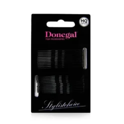 Donegal Wsuwki do włosów Czarne 5cm 5091 24szt.