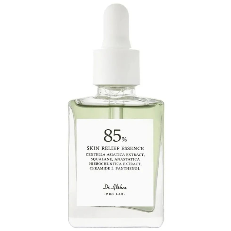 Dr. Althea 85% Skin Relief Essence kojąca esencja w formie ampułki z 85% ekstraktu z wąkroty azjatyckiej 30ml