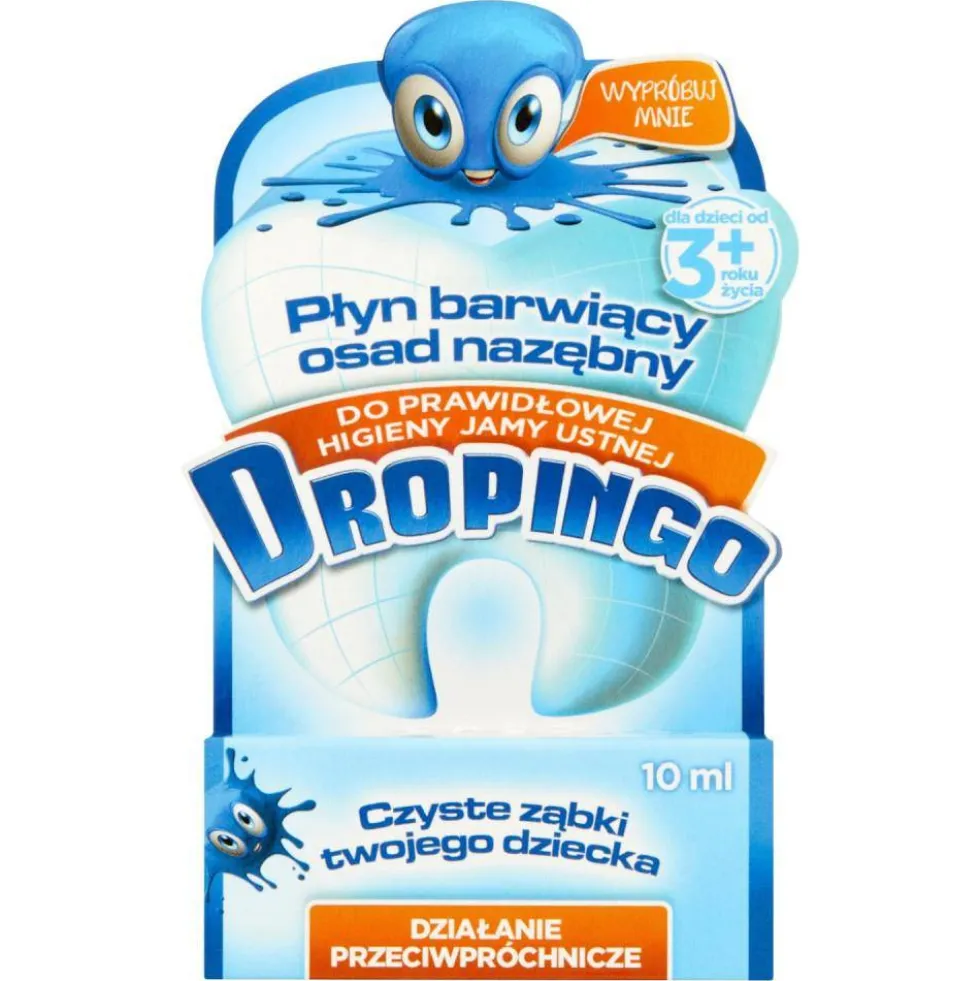 Dropingo Płyn barwiący osad nazębny 10ml