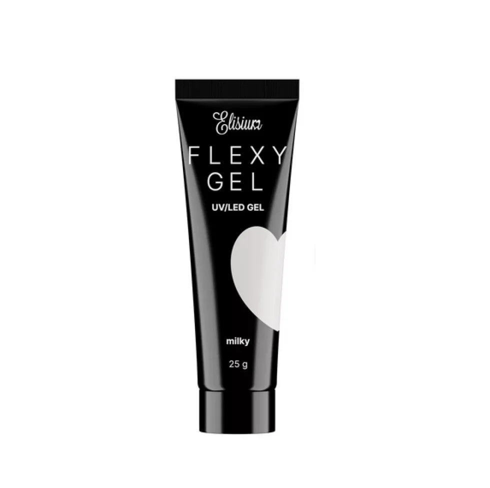 Elisium Flexy Gel żel do przedłużania paznokci Milky 25g
