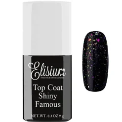Elisium Top Coat Shiny top do lakierów hybrydowych Famous 9g