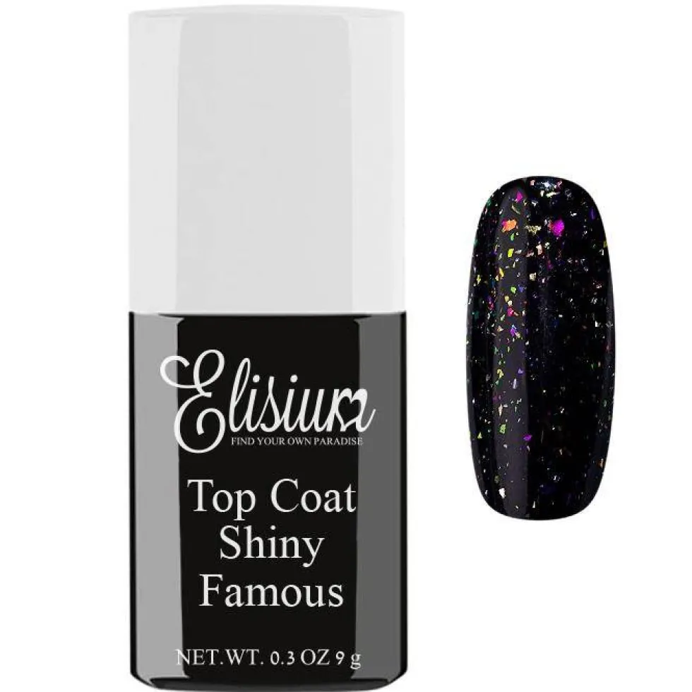 Elisium Top Coat Shiny top do lakierów hybrydowych Famous 9g