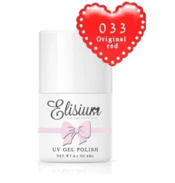 Elisium UV Gel Polish lakier hybrydowy do paznokci 033 Original Red 9g