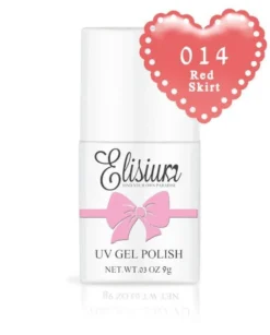 Elisium UV Gel Polish lakier hybrydowy do paznokci 014 Red Skirt 9g