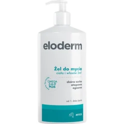 Eloderm Żel do mycia ciała i włosów 2w1 400ml