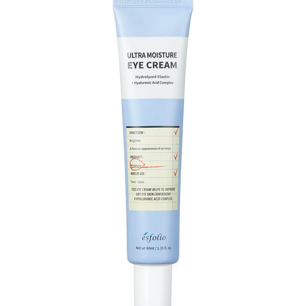 Esfolio Ultra Moisture Eye Cream głęboko nawilżający krem pod oczy z kwasem hialuronowym 40ml