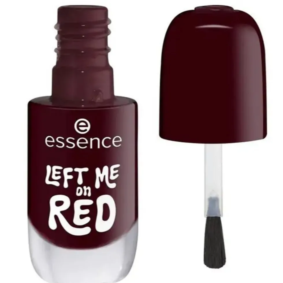 Essence Gel Nail Polish żelowy lakier do paznokci 12 Left Me On Red 8ml