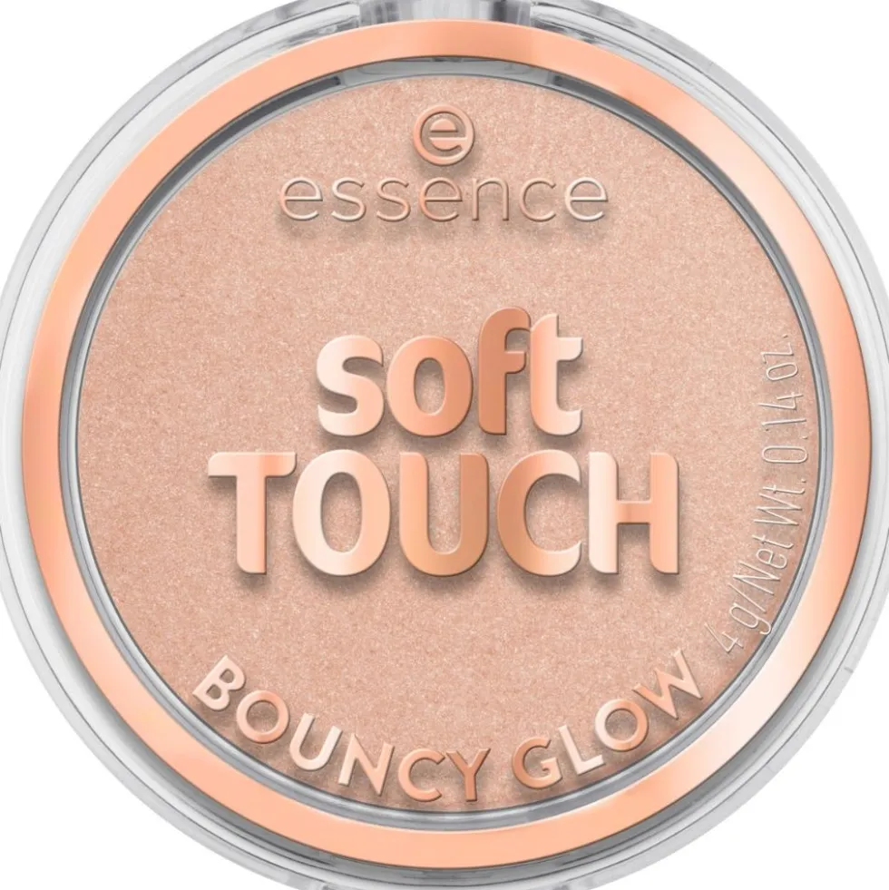 Essence Soft Touch Bouncy Glow rozświetlacz do twarzy 20 Glazed Dew 4g