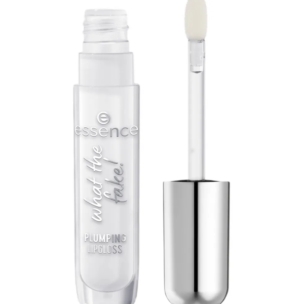 Essence What The Fake! Plumped Lipgloss powiększający błyszczyk do ust 100 Sheer Genius 4ml