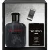 Evaflor Whisky Black Op zestaw woda toaletowa spray 100ml + woda toaletowa spray 20ml + klips na banknoty