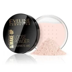 Eveline Cosmetics Art Make-Up Loose Powder Cashmere Mat matujący puder sypki 02 Beige 20g