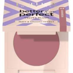 Eveline Cosmetics Better Than Perfect Velvet Blush róż prasowany 03 Rosewood 2.3g