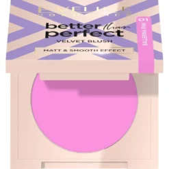 Eveline Cosmetics Better Than Perfect Velvet Blush róż prasowany 01 Ballerina Pink 2.3g