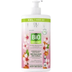 Eveline Cosmetics Bio Organic ujędrniająco-odżywczy balsam do ciała z olejkiem migdałowym 650ml