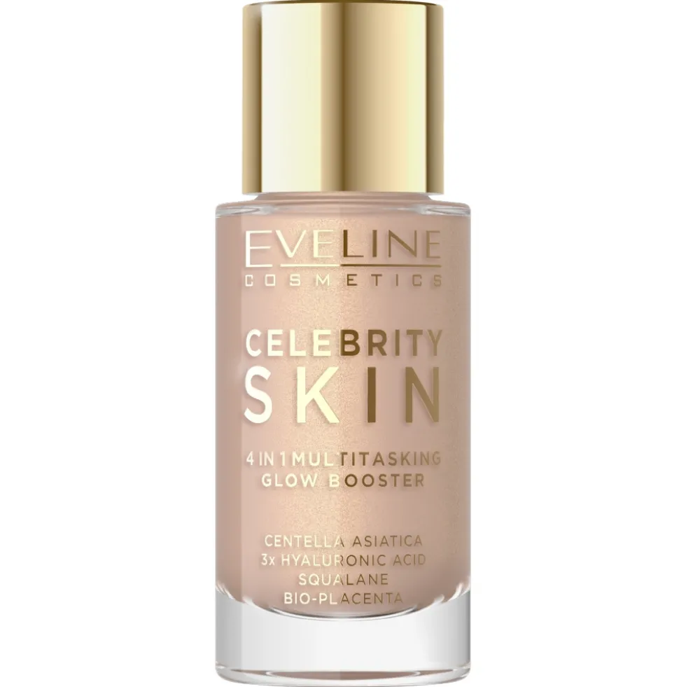 Eveline Cosmetics Celebrity Skin Glow Booster wielofunkcyjna baza do twarzy 01W Universal Vanilla 30ml
