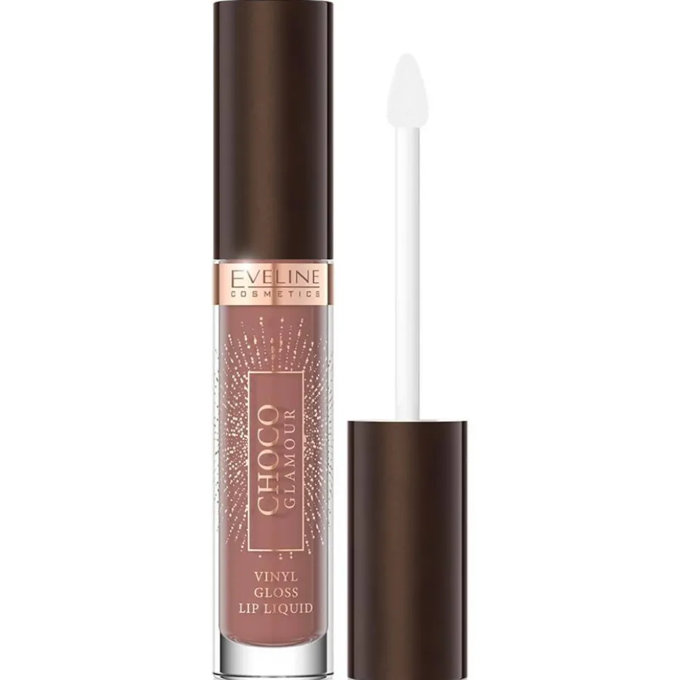 Eveline Cosmetics Choco Glamour pomadka w płynie z efektem glossy lips 01 4.5ml