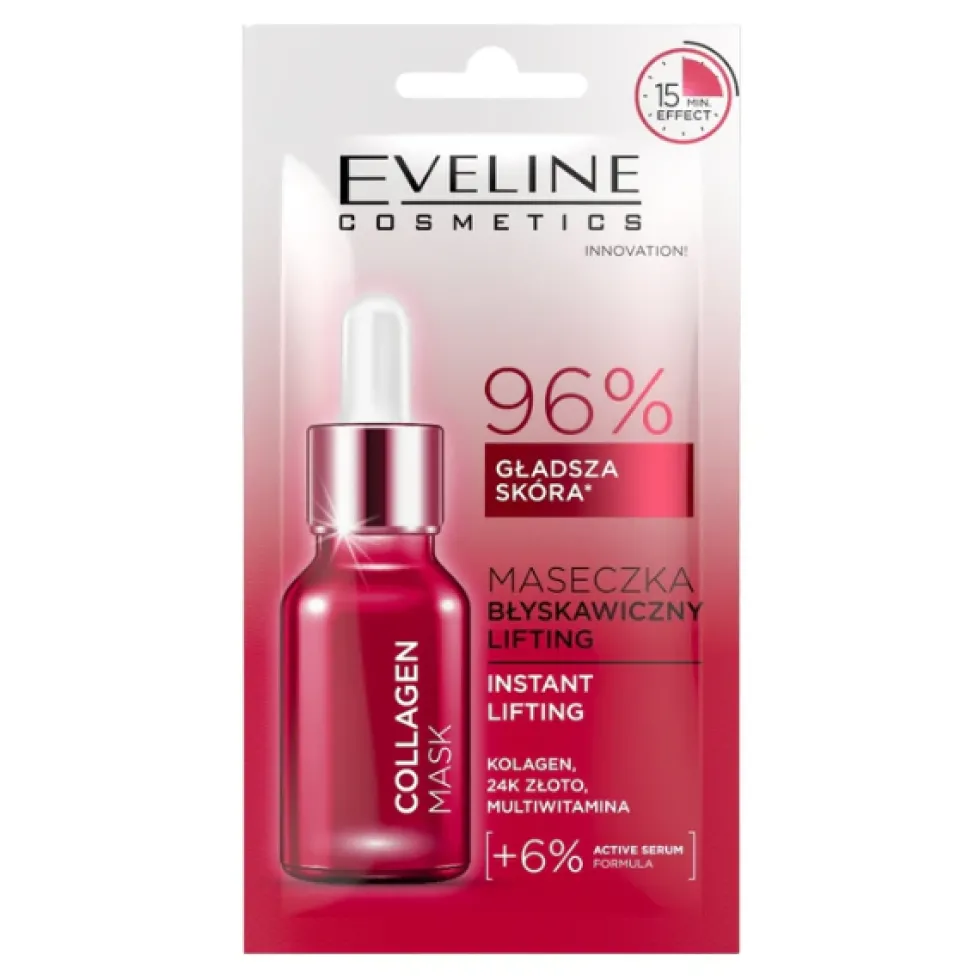 Eveline Cosmetics Collagen Mask maseczka błyskawiczny lifting 8ml