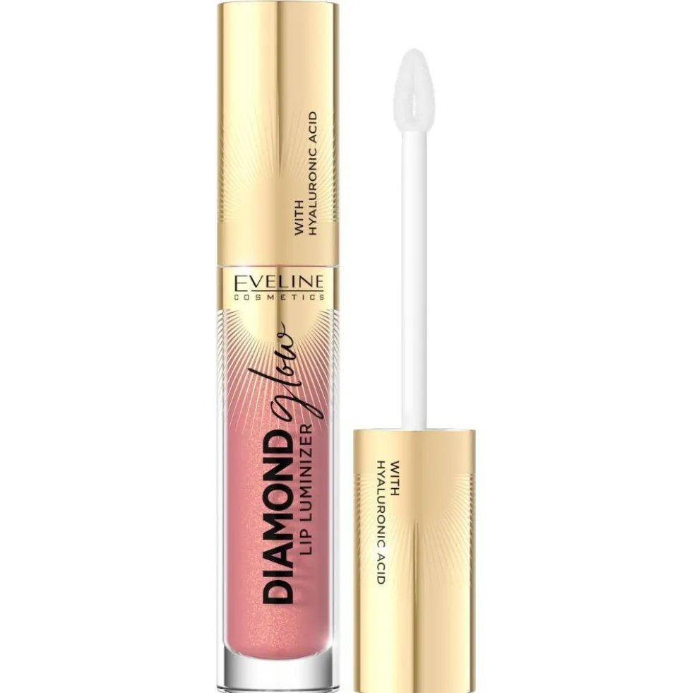 Eveline Cosmetics Diamond Glow Lip Luminizer błyszczyk do ust z kwasem hialuronowym 04 4.5ml