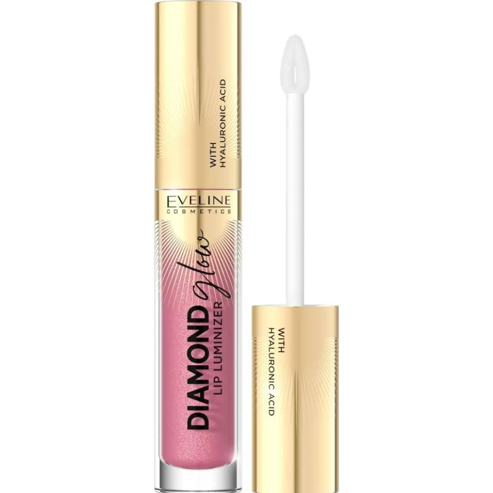 Eveline Cosmetics Diamond Glow Lip Luminizer błyszczyk do ust z kwasem hialuronowym 05 4.5ml
