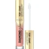 Eveline Cosmetics Diamond Glow Lip Luminizer top coat do ust z kwasem hialuronowym 13 Peach Fuzz 4.5ml