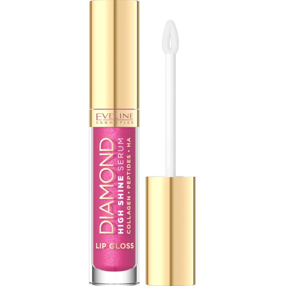 Eveline Cosmetics Diamond High Shine Serum błyszczyk-serum do ust 19 Fuchsia 5ml