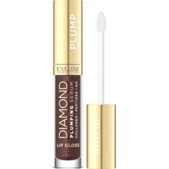 Eveline Cosmetics Diamond High Shine Serum błyszczyk-serum do ust 25 Chocolate 5ml