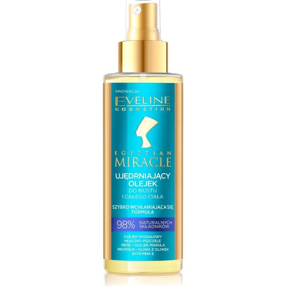 Eveline Cosmetics Egyptian Miracle intensywnie ujędrniający olejek do biustu i ciała 150ml