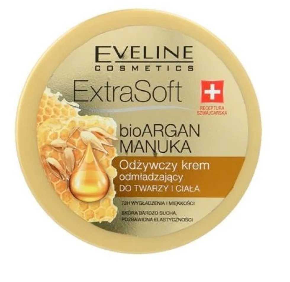 Eveline Cosmetics Extra Soft odżywczy krem odmładzający do twarzy i ciała 175ml