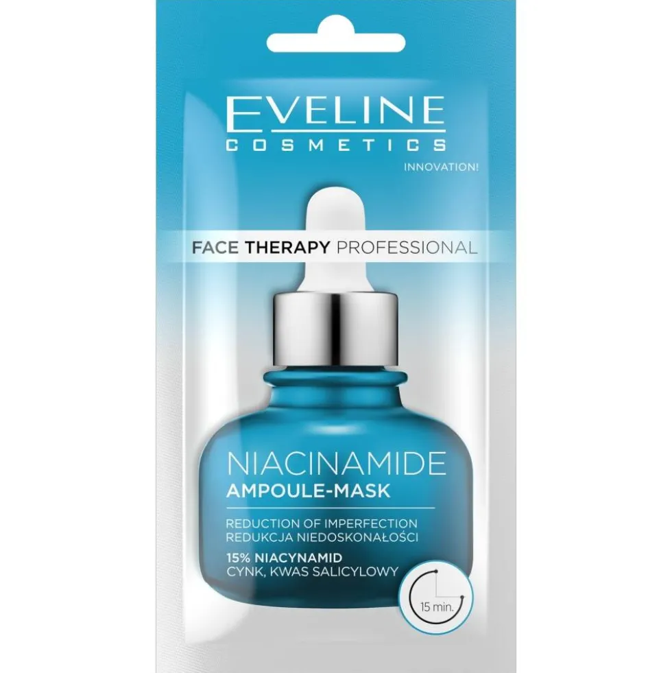 Eveline Cosmetics Face Therapy Professional Ampoule-Mask kremowa maseczka do twarzy Niacinamide 8ml
