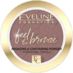 Eveline Cosmetics Feel The Bronze puder brązujący 02 Chocolate Cake 4g