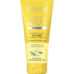 Eveline Cosmetics Fresh Beauty rozświetlający żel-krem do mycia twarzy z witaminą C 150ml