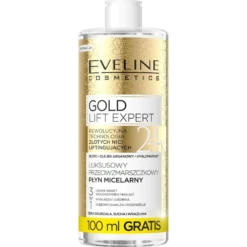 Eveline Cosmetics Gold Lift Expert luksusowy przeciwzmarszczkowy płyn micelarny 500ml
