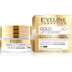 Eveline Cosmetics Gold Lift Expert 40+ luksusowy ujędrniający krem-serum z 24k złotem dzień/noc 50ml