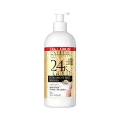 Eveline Cosmetics 24K Gold luksusowy regenerujący krem-serum do rąk 300ml